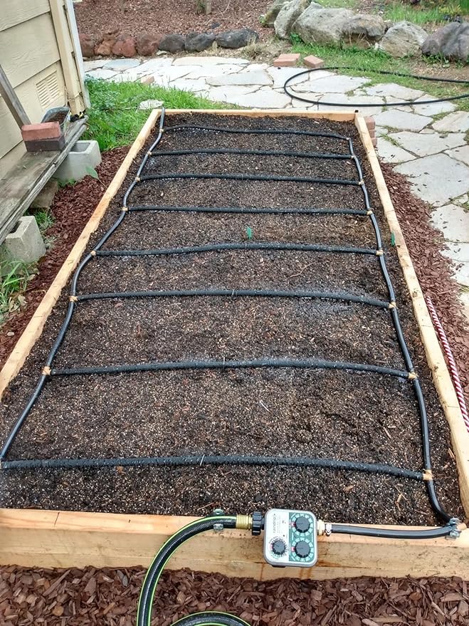 Black Vinyl Tubing 3/4” ID × 1” OD - 50 Feet PVC Flexible Plastic Tube Hybrid Hose, Transfer Water Air Oil for Pond Fountain Garden, Non-toxic and BPA free