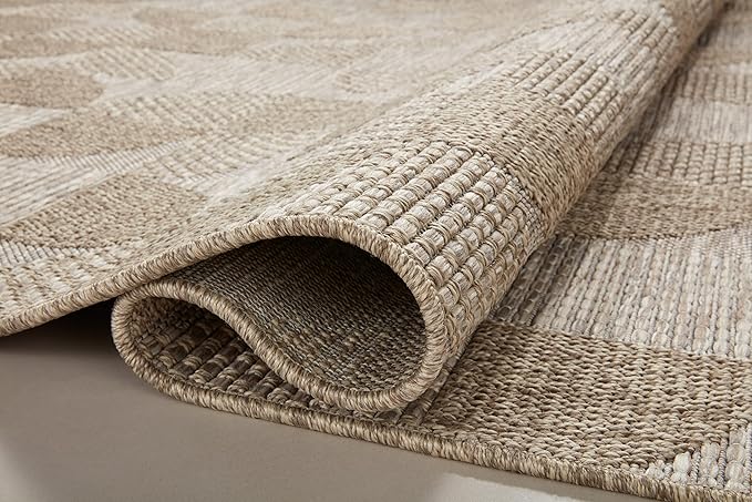 Loloi Dawn Collection Indoor/Outdoor DAW-08 Beige 7'-8" x 10' Area Rug