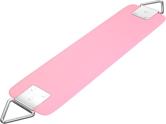 AGPTEK Swing Seat, 30.4 x 6 x 0.27 Inch Yard Swing for Boys and Girls & Adults with Metal Triangle Ring - Light Pink (113KG /250LB Weight Limit)