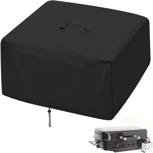 Gas Grills Cover for Flame King - YSNHT500 RV Or Trailer Mounted BBQ, Portable Motorhome Gas Grill Covers, Waterproof Outdoor Natural Gas Grills Cover-15 D x 20" W x 7.5" H