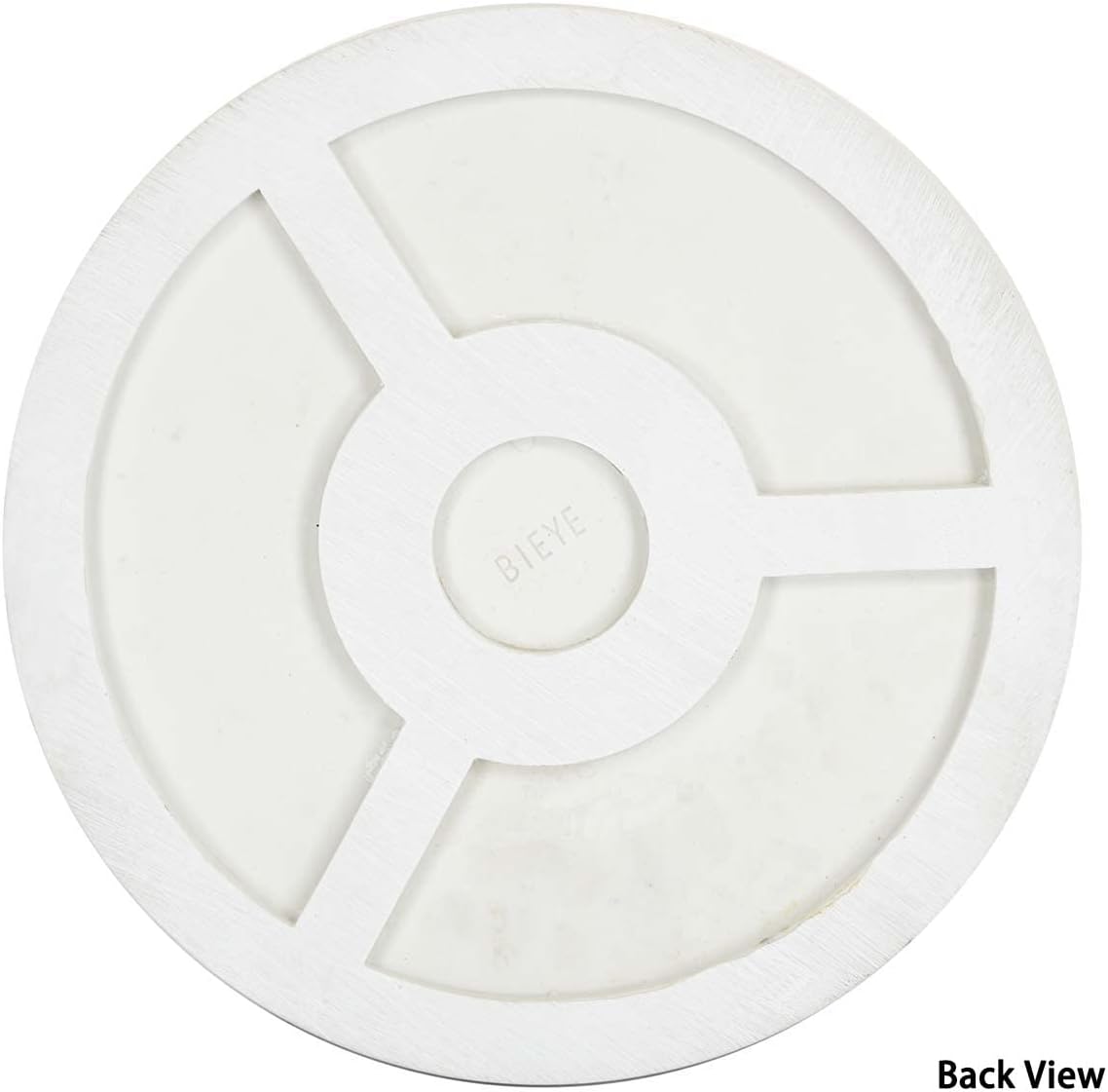 Bieye MSS002 Rose Flowers Tiffany Style Stained Glass Mosaic Decorative Stepping Stone for Garden Decor (12" Round, Welcome Sign)