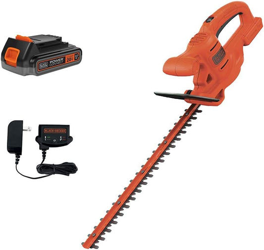 beyond by BLACK+DECKER 20V MAX Hedge Trimmer Kit, 18-Inch (LHT218D1AEV) , Orange