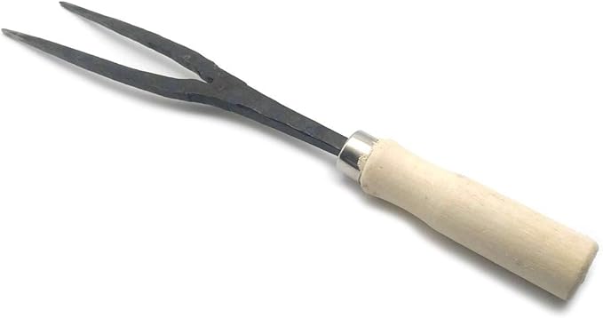 GARASANI Hoe Hand Plow Hoe Korean Style Ho-Mi - Best Organic Gardening (Fork)