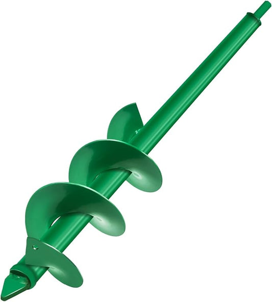 Auger Drill Bit for Planting, 4x25Inch Garden Earth Auger, Spiral Drill Hole Rapid Planter Seedling & Bedding Plant,Ground Planting Drill Bit Auger Post Hole Digger for 3/8''Hex Drive Drill