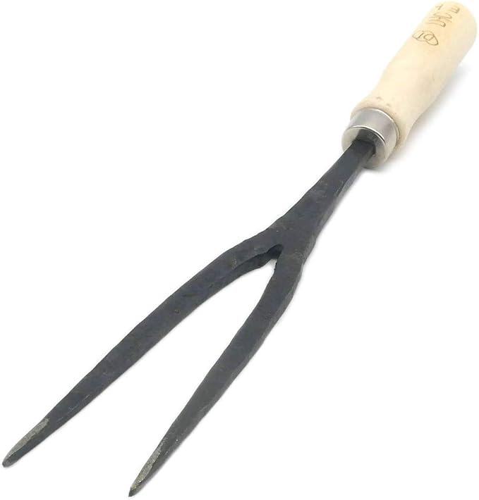 GARASANI Hoe Hand Plow Hoe Korean Style Ho-Mi - Best Organic Gardening (Fork)