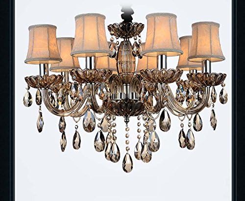 Fushing 20Pcs Chandelier Crystals, Clear Teardrop Crystal Chandelier Pendants Parts Beads, Hanging Crystals for Chandeliers (38mm, Clear)