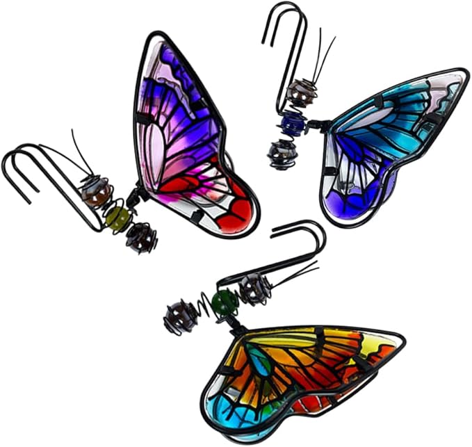 BESPORTBLE 3pcs Flower Pot Decoration Pendant Plant Pot Flower Pots Outdoor Decor Hangers Bonsai Decoration Plant Decor Hanger Iron Flower Pot Hanger Decor Glass Mini Accessories