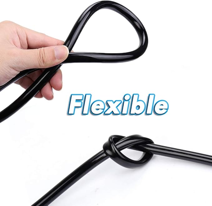 Garden Irrigation Tubing,1/4" Blank Distribution Tubing 100ft Flexible Tubing,Watering Drip Automatic Irrigation Equipment Set for Garden Greenhouse,Flower,Patio,Lawn (100 ft)