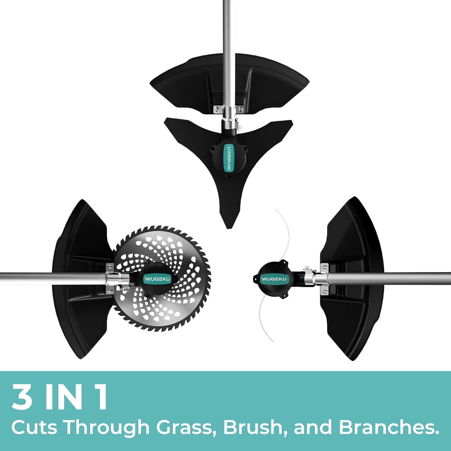 40V String Trimmer Cordless 14" Electric Weed Wacker (4.0 Ah Batteries*2 & Charger Included)