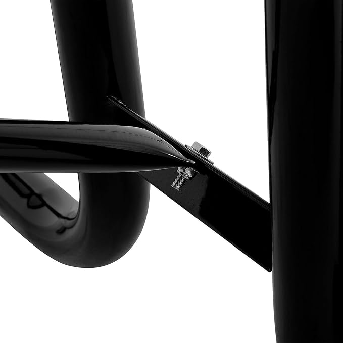 Global Industrial 8’L Rectangular Picnic Table, Expanded Metal, Red Thermoplastic Coating, Attached Benches, 1-1/2” Umbrella Pole Hole, Outdoor-Rated, 1000 lb Capacity, 96” x 30” Tabletop