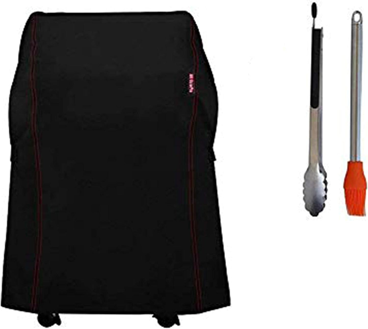 BBQ Coverpro 82835 Heavy Duty Grill Cover for Weber Spirit 210 Series Gas Grills (Compared to Weber 7105) Including Basting Brush and Tongs