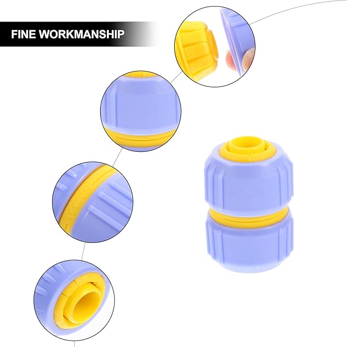 8 pcs Barb Hose Fittings system fittings zero-g hose repair kit 1/2 inch water hose adapter hose repair connector irrigations thread fittings extension pipeline abs Patcher