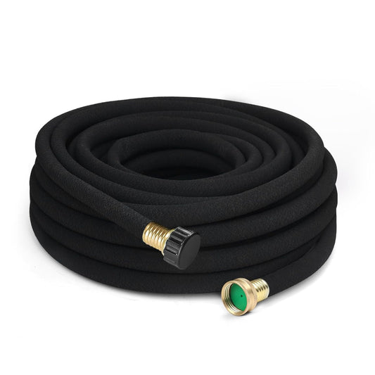 10 FT Soaker Hose 1/2" Heavy Duty Garden Hose to Save 70% Water Drip Irrigation Kit for Lawn/Yard Landscaping Beds (10FT)