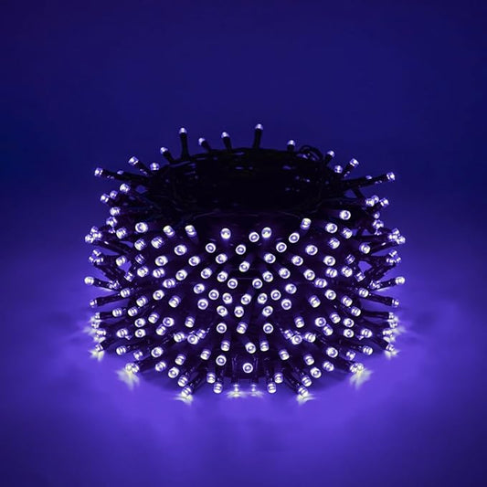 300 LED Halloween Lights, 118FT Waterproof Halloween String Lights, Purple Halloween Lights Outdoor with 8 Lighting Modes for Halloween Outdoor Party Yard Garden Decoration(118 Ft | Purple, 118 Ft)