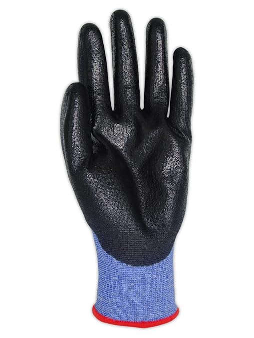 MAGID D-ROC ANSI A4 AeroDex Polyurethane Palm Coated Work Gloves, 1 Pair, Size 11/2XL, GPD482