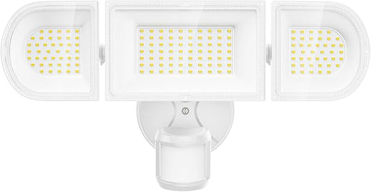 150W Motion Sensor Lights Outdoor for Outside, 15000LM LED Flood Lights Outdoor Wired Dusk to Dawn, Exterior Security Floodlight Fixture Waterproof IP65, Outdoor Lighting for House, Garage