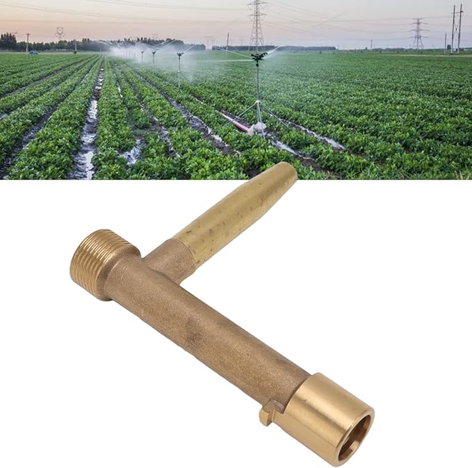 BORDSTRACT Quick Water Intake Valve Key, G1 Male Thread Brass Quick Coupler Valve Hose for Garden Underground Irrigation