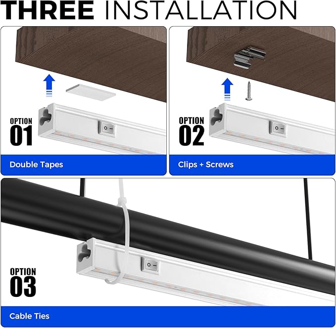 Barrina Grow Lights for Indoor Plants, Full Spectrum Sunlight, 2ft 40W (4 x 10W, 250W Equivalent), LED Grow Light Bulbs, T5 Grow Lights, Plug and Play, Pinkish White, 4-Pack