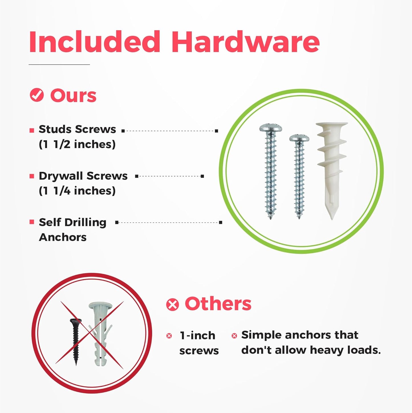 Garage Tool Organizer Wall Mount - 32 inches - Sturdy Storage Rack with Adjustable Hooks, Anti-Rust - Easy Installation, 200lbs Capacity - Garden Tool Organizer (02 Racks & 04 Hooks)