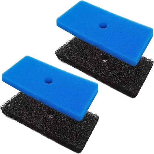2 Sets Replacement Pond Filter Pads for Outdoor Ponds - Coarse and Fine Pond Filter Media for Pond 871980305528 Compatible with 52231 and 52229 Filter Box, Sponge Filters Replacement for Fish Ponds