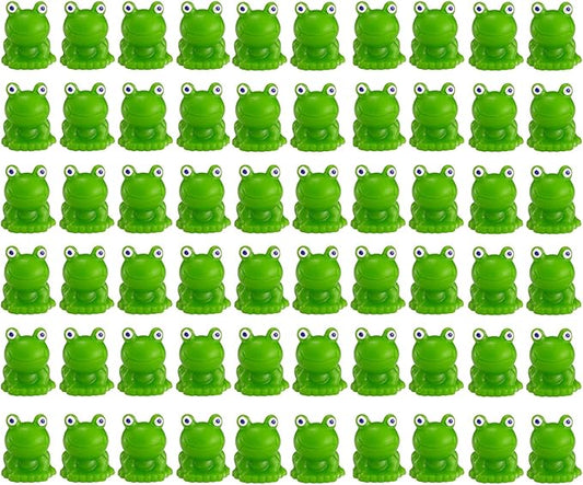 200 Pcs Mini Frog Figurines Mini Resin Frogs Mini Garden Frog Green Frog Figurines for Fairy Home Garden Decor…