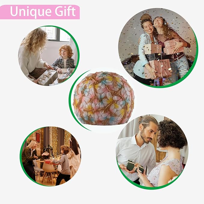 Garden Solar Dragonfly Globe Lights - Waterproof Multicolor Ball Lights for Yard, Pathway, Patio, Lawn Decor