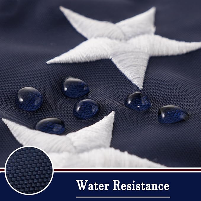 AZCOVER American Flag 3x5 FT Us Flag for Outside Heavy Duty Nylon American Flags for Outdoor with Embroidered Stars Sewn Stipes and Brass Grommets United States Flag