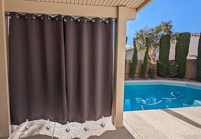 12 Pack Heavy Duty Curtain Weights, Heavy Weights for Outdoor Curtains of Pergola Patio Gazebo Cabana, Stainless Steel Weight Clip Down Curtain, Garden Flag, Shower Curtain, Tablecloth