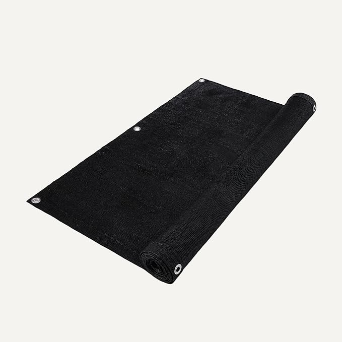 Amazon Basics Privacy Screen Fence, Black, 1-Pack