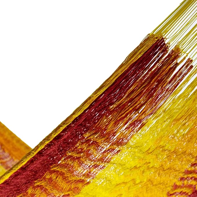 Handmade Hammocks - Hammocks Rada Handmade Yucatan Hammock - Artisan Crafted in Central America - Fits Most 12 Ft. - 13 Ft. Stands - Carries Up to 330 Lbs. - Single Size - Tequila