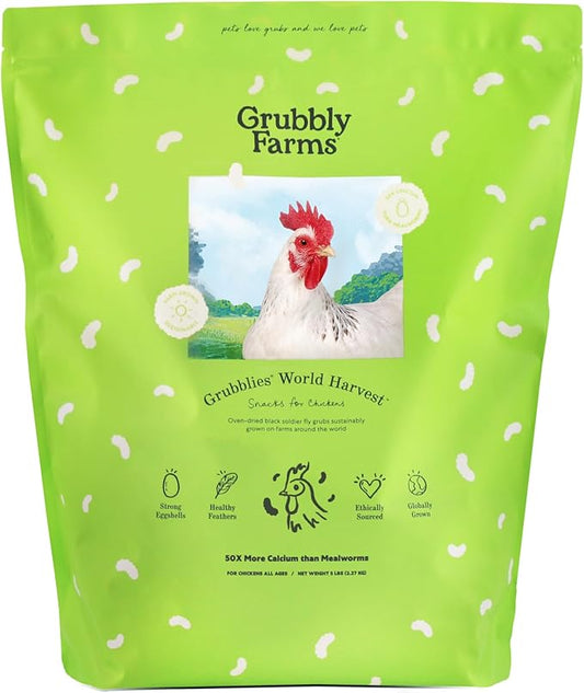 Grubblies - Switch from World Harvest to Hometown Harvest for Premium Chicken Nutrition - Grubblies World Harvest 5LB