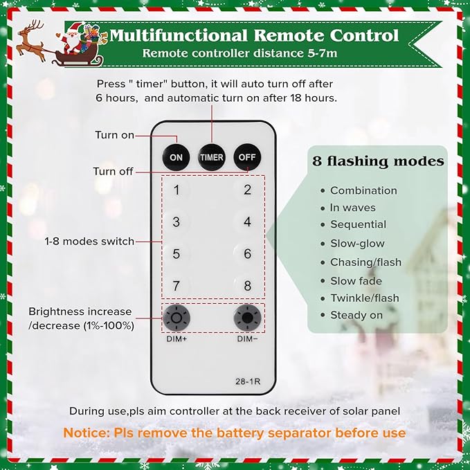 19.3in Christmas Candy Cane Lights with Adapter, 20 Pcs Pathway Light with Snowflake 8 Modes, Outdoor Christmas Decorations for Outside Path, Walkway, Driveway, Sidewalk, Porch, Yard, Garden