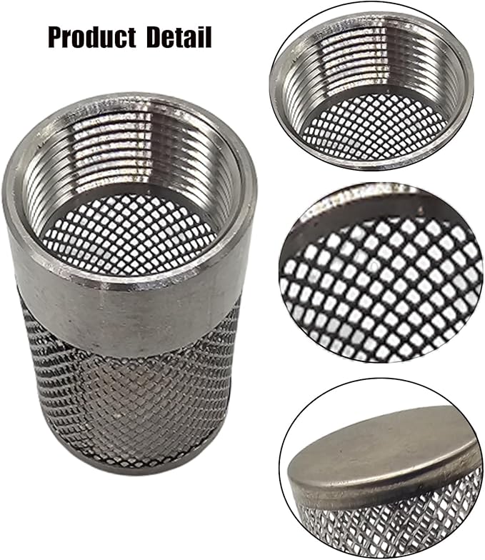 2pcs Hose Inlet Strainer Filter,Dia 30mm,for Irrigation Garden High Pressure,Hose Water Suction Strainer Garden Hose Inlet Filter