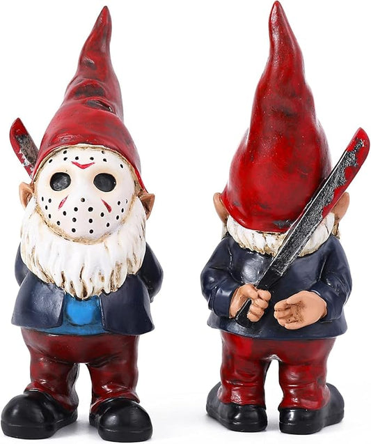 Garden Gnomes Horror Decor Bookshelf Decor Indoor Halloween Decorations Table Decor