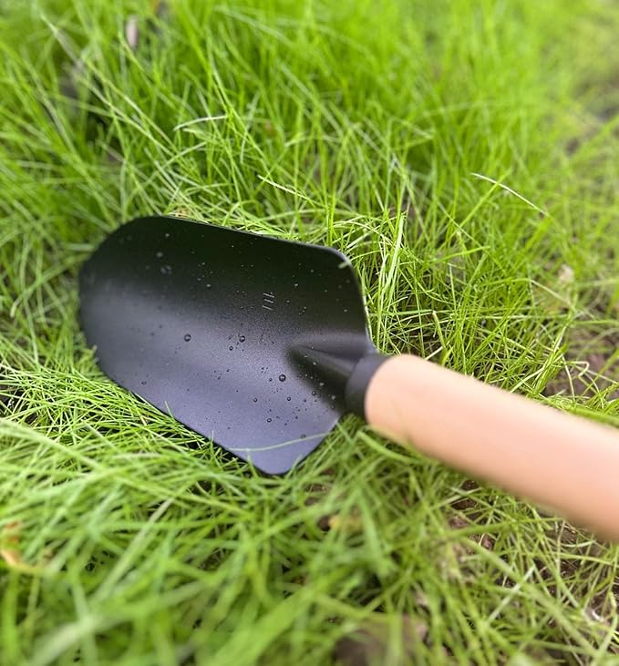 Garden Tools Set-Garden Trowel, Large Succulent Plant Transplant Trowel Set,3 Piece Large Premium Gardening Hand Kit,1 Narrow Shovel,1 Wide Shovel and 1 Garden rake Tools Set Gift for Mens and Womens