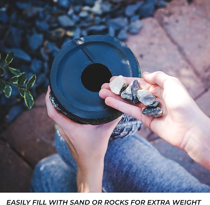 Galashield Owl Decoy | Plastic Fake Owls | Owl Statue for Garden & Outdoors [Set of 3]