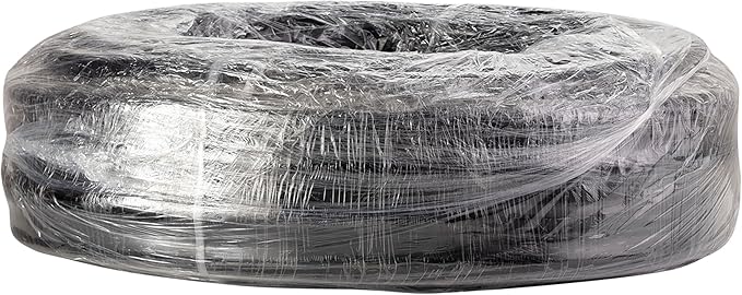 Alpine Corporation 100 Ft. PVC Tubing with 3/4" Inside Diameter for Ponds and Fountains, Black