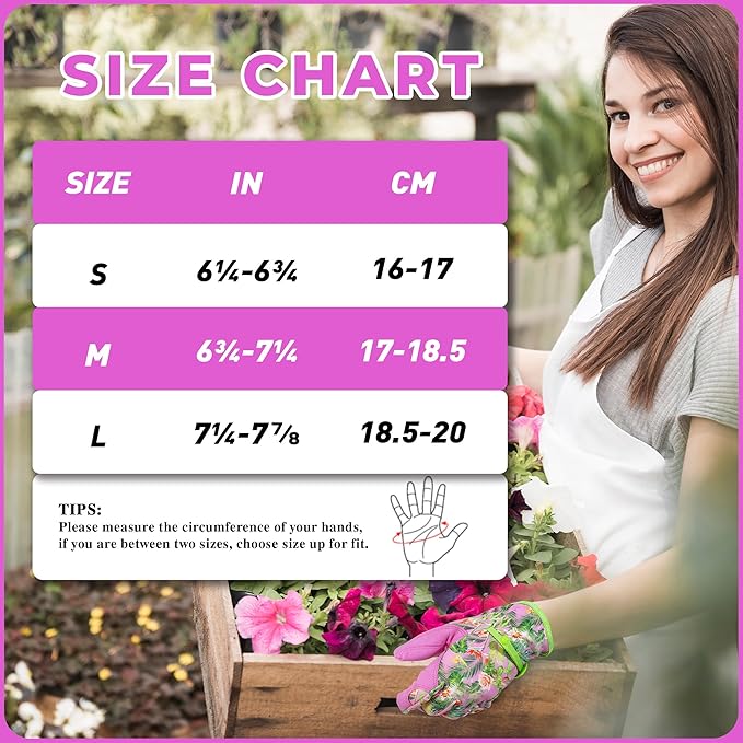 HANDLANDY Women Safety Work Gloves Utility Touch Screen Working Grip Glove for Yardwork Gardening Breathable Mechanic Gloves