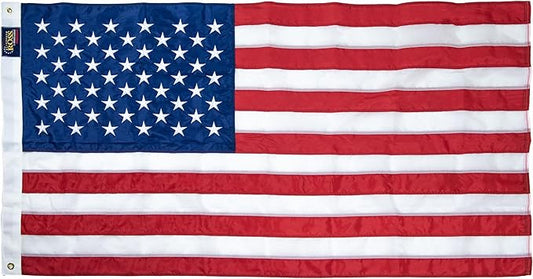 4’ x 6’ Elizabeth Ross American Flag with Embroidered Stars