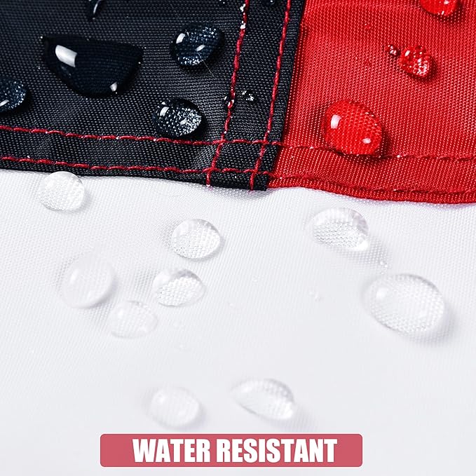 American Flag 15x25 Ft, Outdoor Premium US Flags, Heavy Duty Durable, 420D Oxford Nylon, Embroidered Stars, Brass Grommets