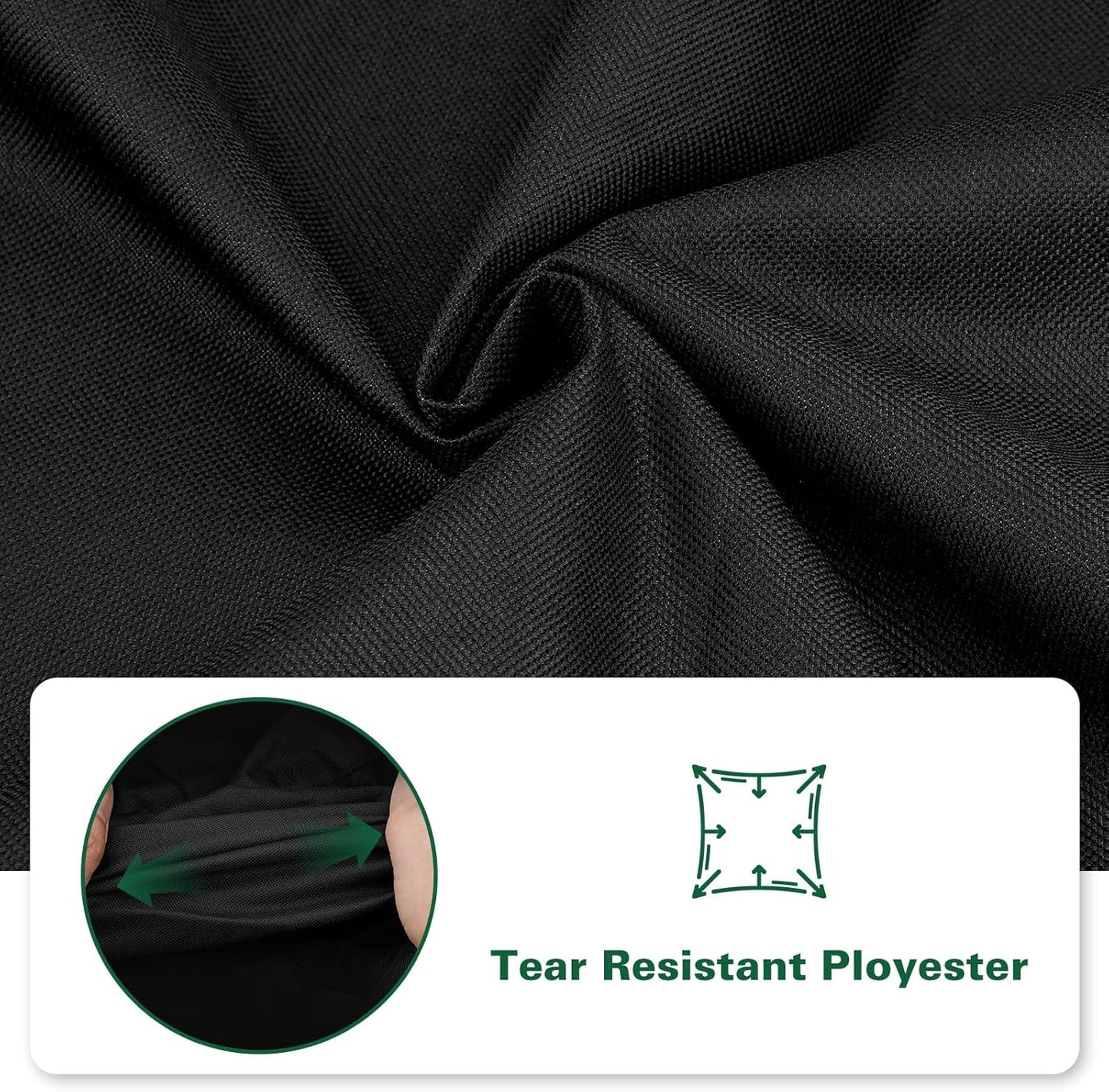 Grill Cover Fits for Char-Griller AKORN Kamado Grill with Cart, 600D Heavy Duty BBQ Grill Cover Charcoal Grill Cover Waterproof Outdoor Grilling Cover, Model 6555