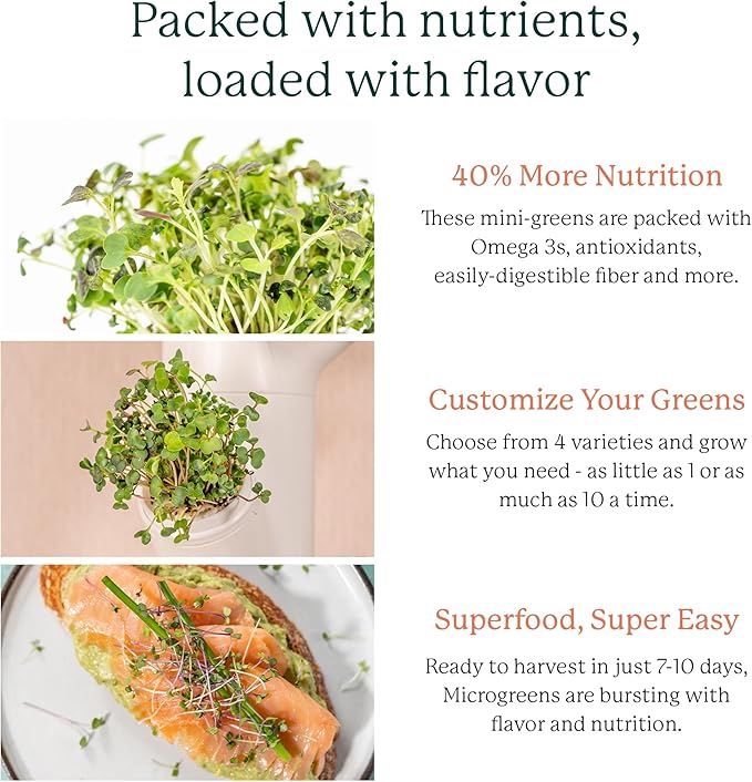 GARDYN Indoor Garden Nursery, Indoor Germination, Hydroponic Growing System - Seed Starter Tray Works with Home Tower Gardens, Vertical Garden Planters & Microgreens Growing Kits