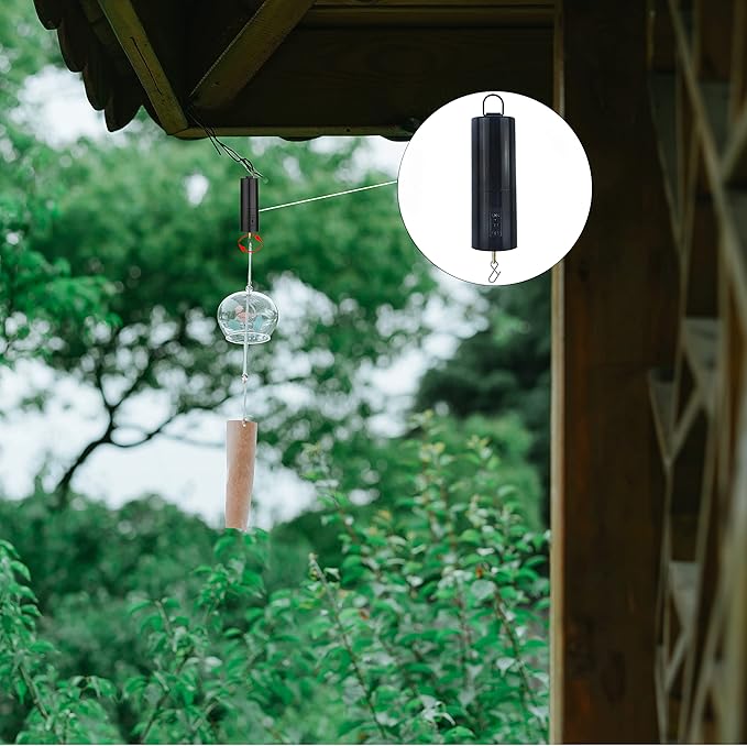 4 Pack Wind Spinner Motor Hanging Display Motor Battery Operated 20 RPM Rotating Motor Multi-Purposes for Wind Spinner Mobile Yard Decor Hanging Ornament Outdoor Sculptures-Medium Speed (4 Pcs Black)