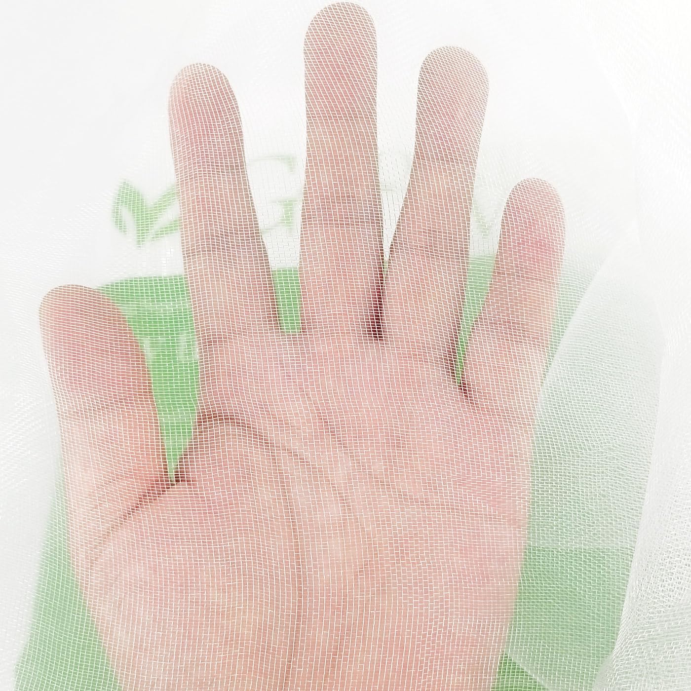 4Ft x 10Ft Mosquito Bug Insect Bird Fine Mesh Net Barrier Hunting Blind Garden Screen Netting for Protect Your Plant Fruits Flower