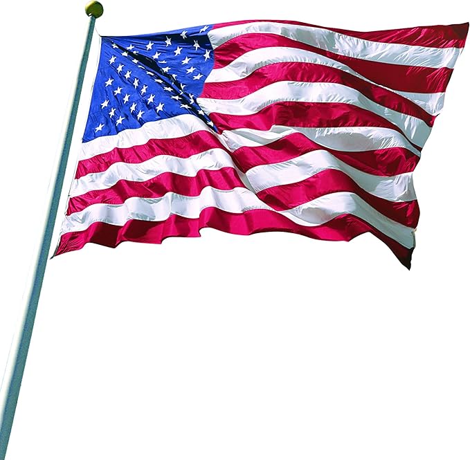 Annin Flagmakers (2428) SolarGuard Nyl-Glo American Flag, Made in USA, 30 x 60 Feet, Nylon
