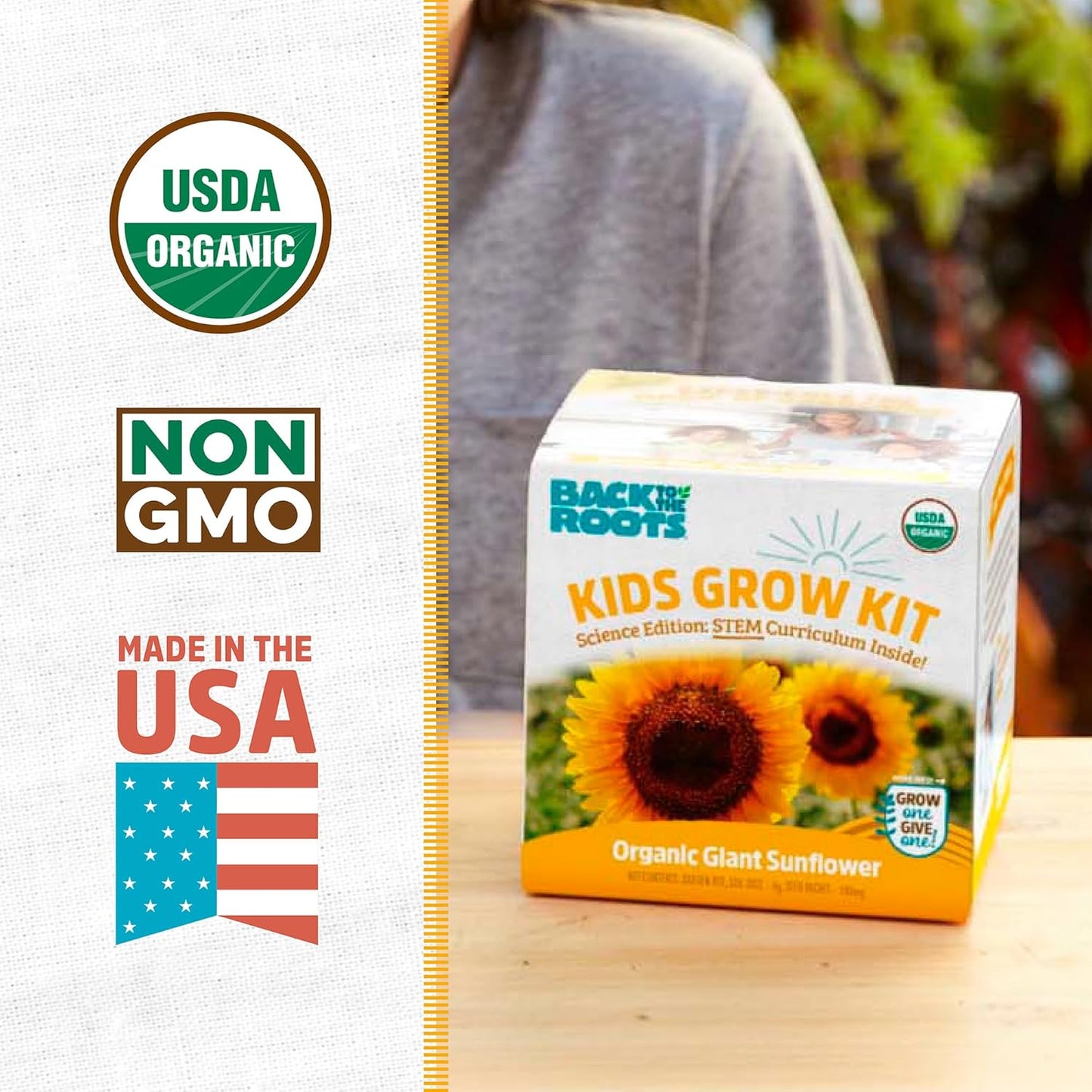 Back to the Roots Organic Sunflower Grow Kit