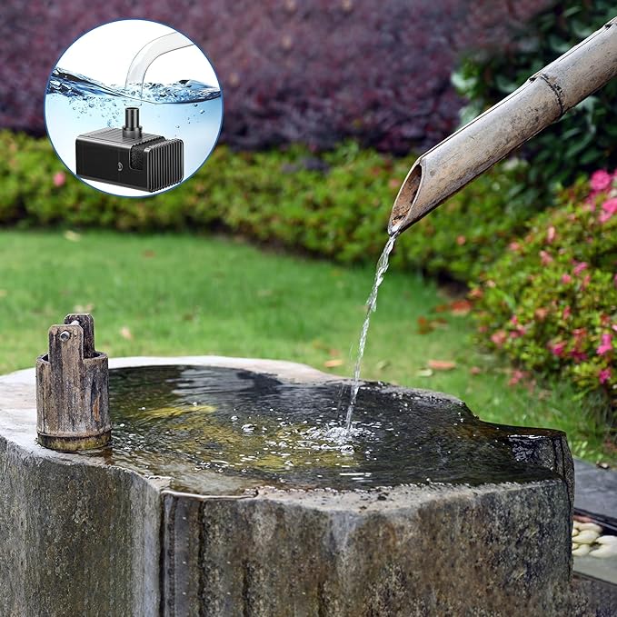 Biling 7.5W Solar Water Pump Outdoor, Solar Pond Pump Solar Fountain with DIY 5ft Tubing for Samll Ponds, Garden Pool and Bird Bath