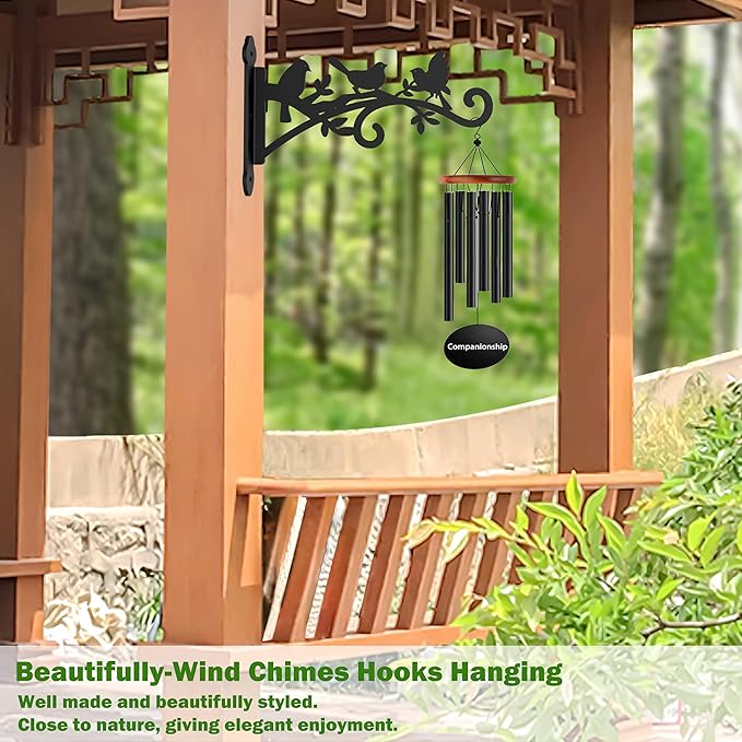 2 Pack Hanging Plant Hanger Outdoor 9-in Hanging Basket Wall Hooks - Heavy Duty Metal Plant Bracket Hook for Hanging Flower Baskets,Bird Feeder