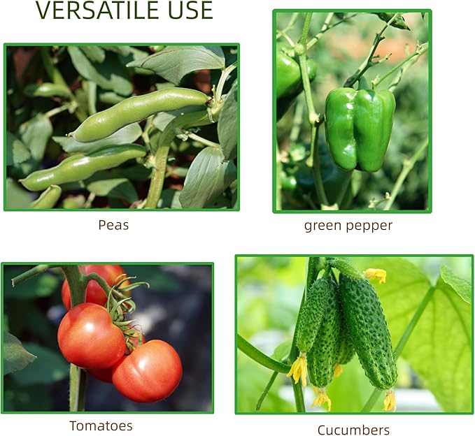 ARIFARO 32'' Metal Garden Trellis for Climbing Plants, Indoor/Outdoor Sturdy Plant Trellis for Potted Plants,House Plants, Climbing Vines, Pack of 4, Black