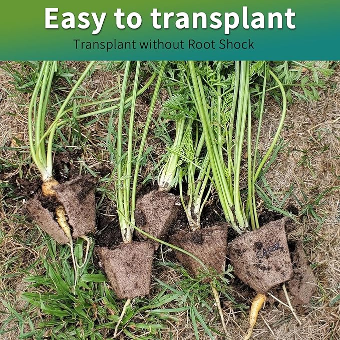 400Cells Seedling Start Trays with Drain Holes,40pcs Peat Pots Seedling Pots Biodegradable,Seedling Starter Kit,Organic Germination Plant Starter Trays(400xLabels,2xTransplant Tools,1xSpray Bottle)